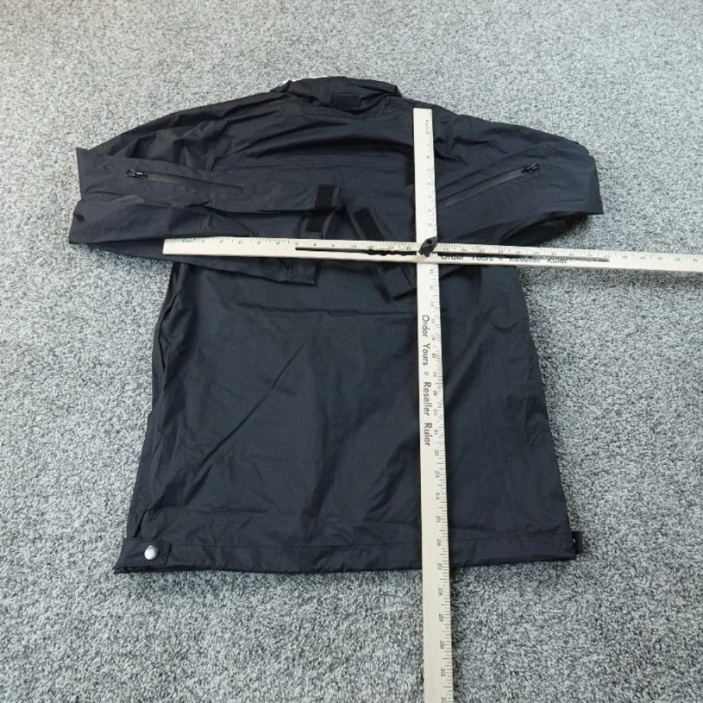 NEW‎ TRU SPEC Jacket Mens XS Black Waterproof Parka Full Zip Windbreaker Coat